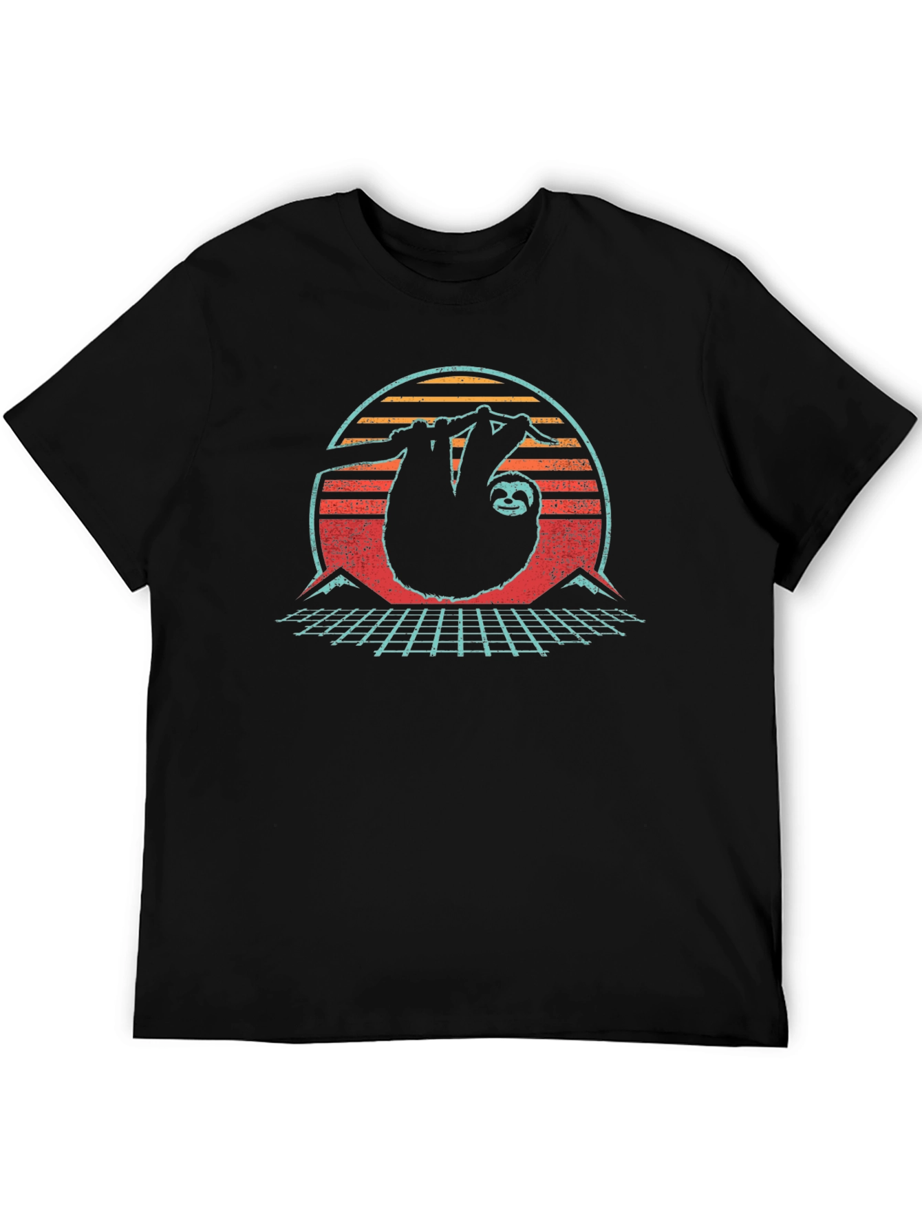 Retro Sloth T-Shirt - Chill Vibes Only