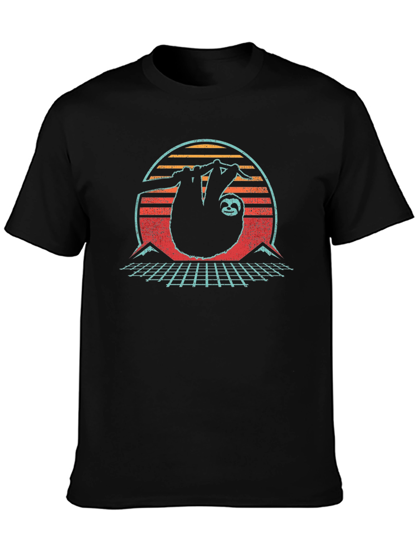 Retro Sloth T-Shirt - Chill Vibes Only