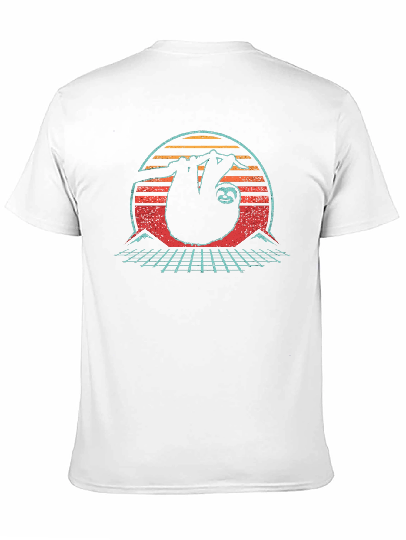 Retro Sloth T-Shirt - Chill Vibes Only