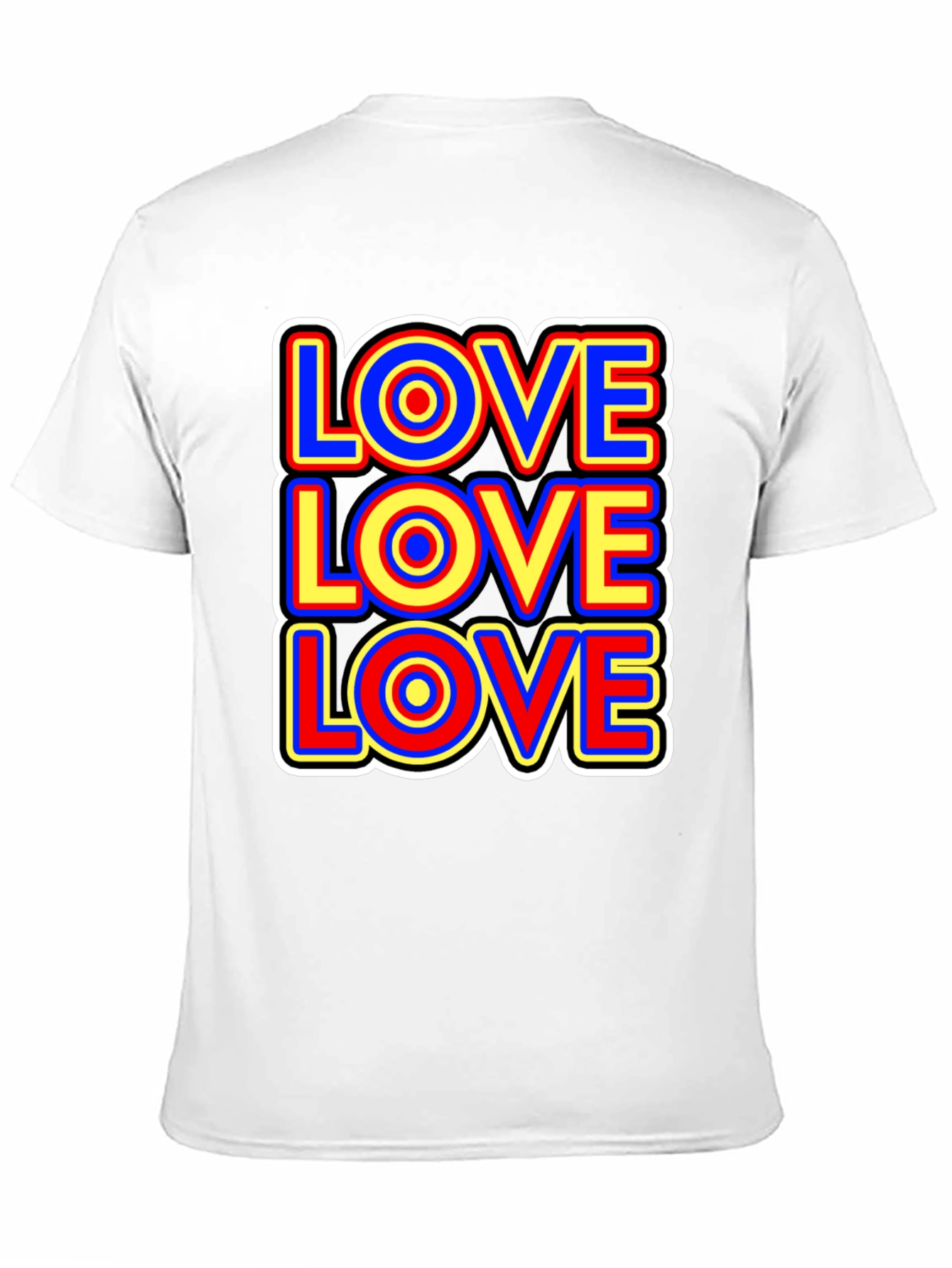 Retro Love T-Shirt - Bold Graphic Print
