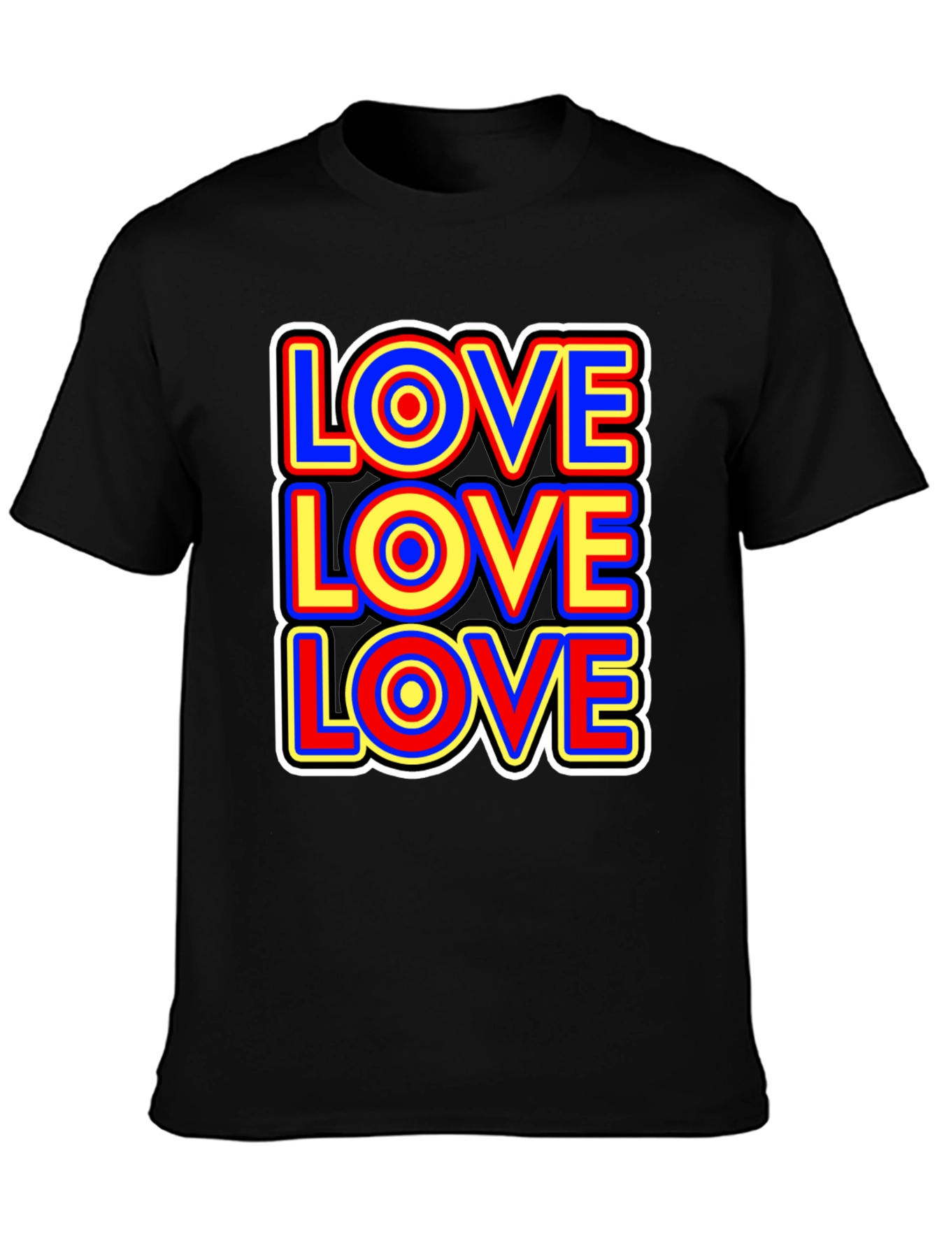 Retro Love T-Shirt - Bold Graphic Print