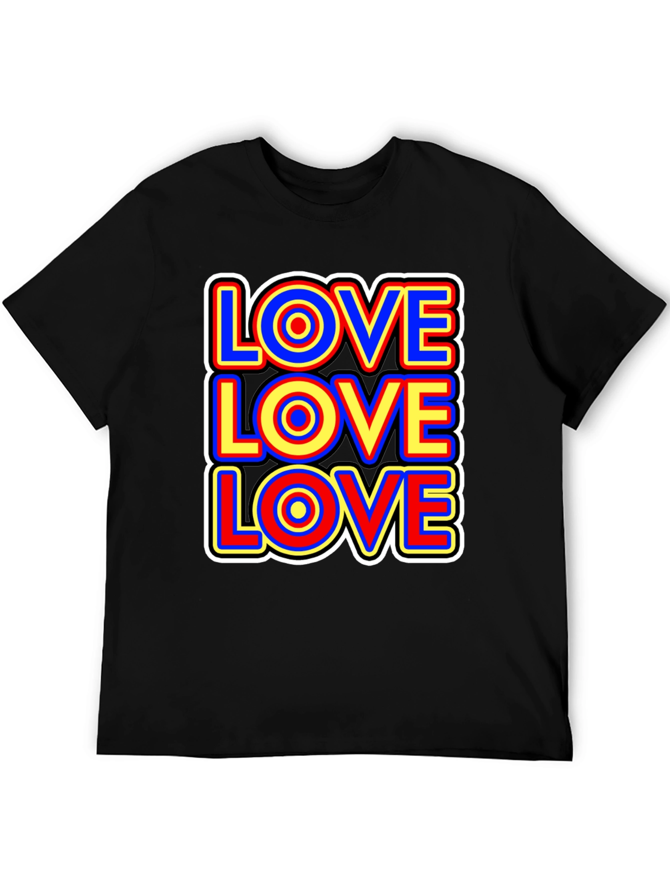 Retro Love T-Shirt - Bold Graphic Print