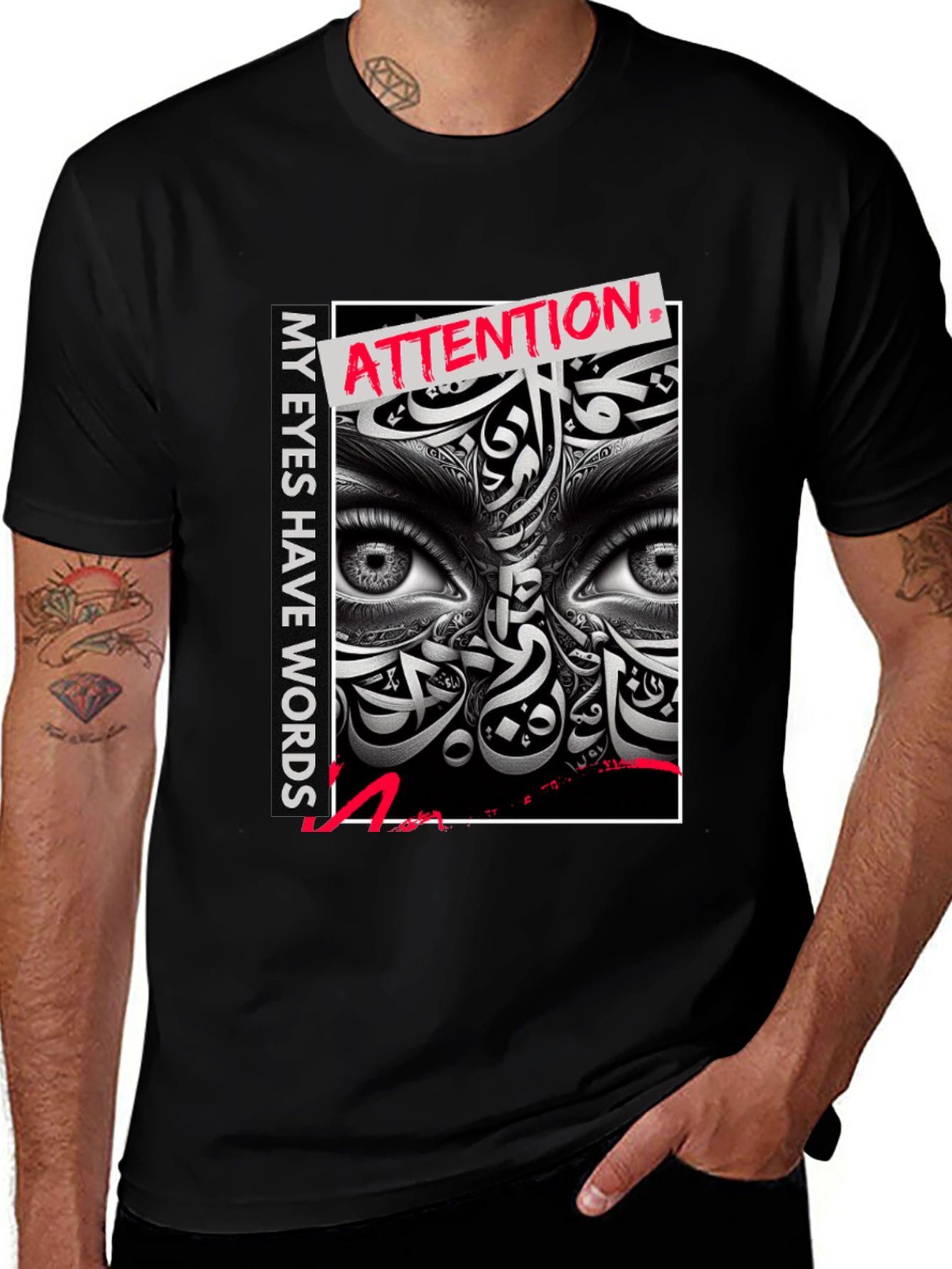 Attention Eyes Graphic T-Shirt