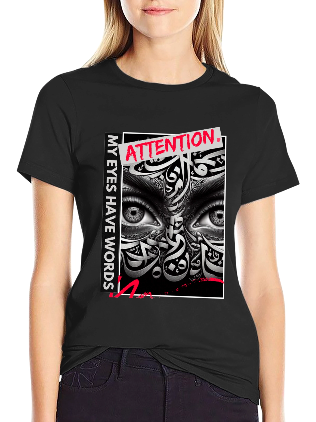 Attention Eyes Graphic T-Shirt