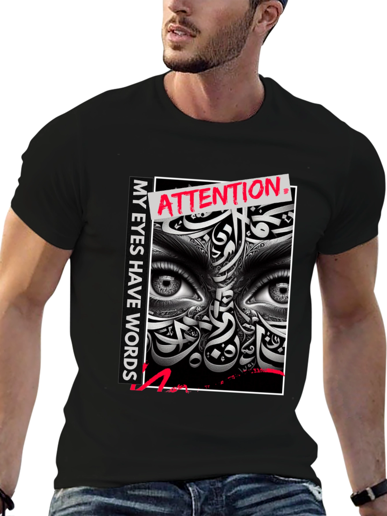 Attention Eyes Graphic T-Shirt