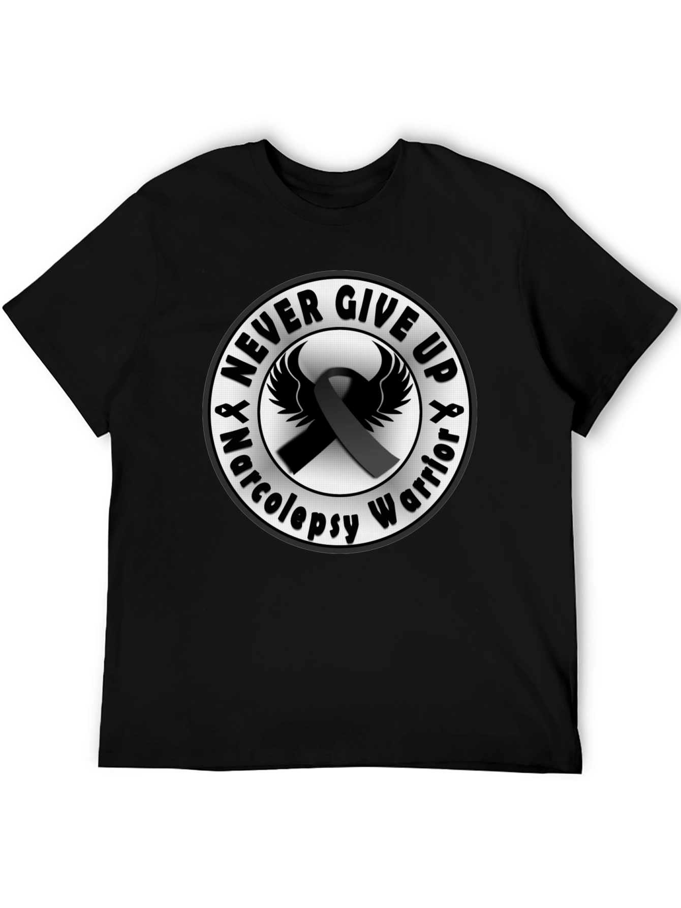 Narcolepsy Warrior Black T-Shirt