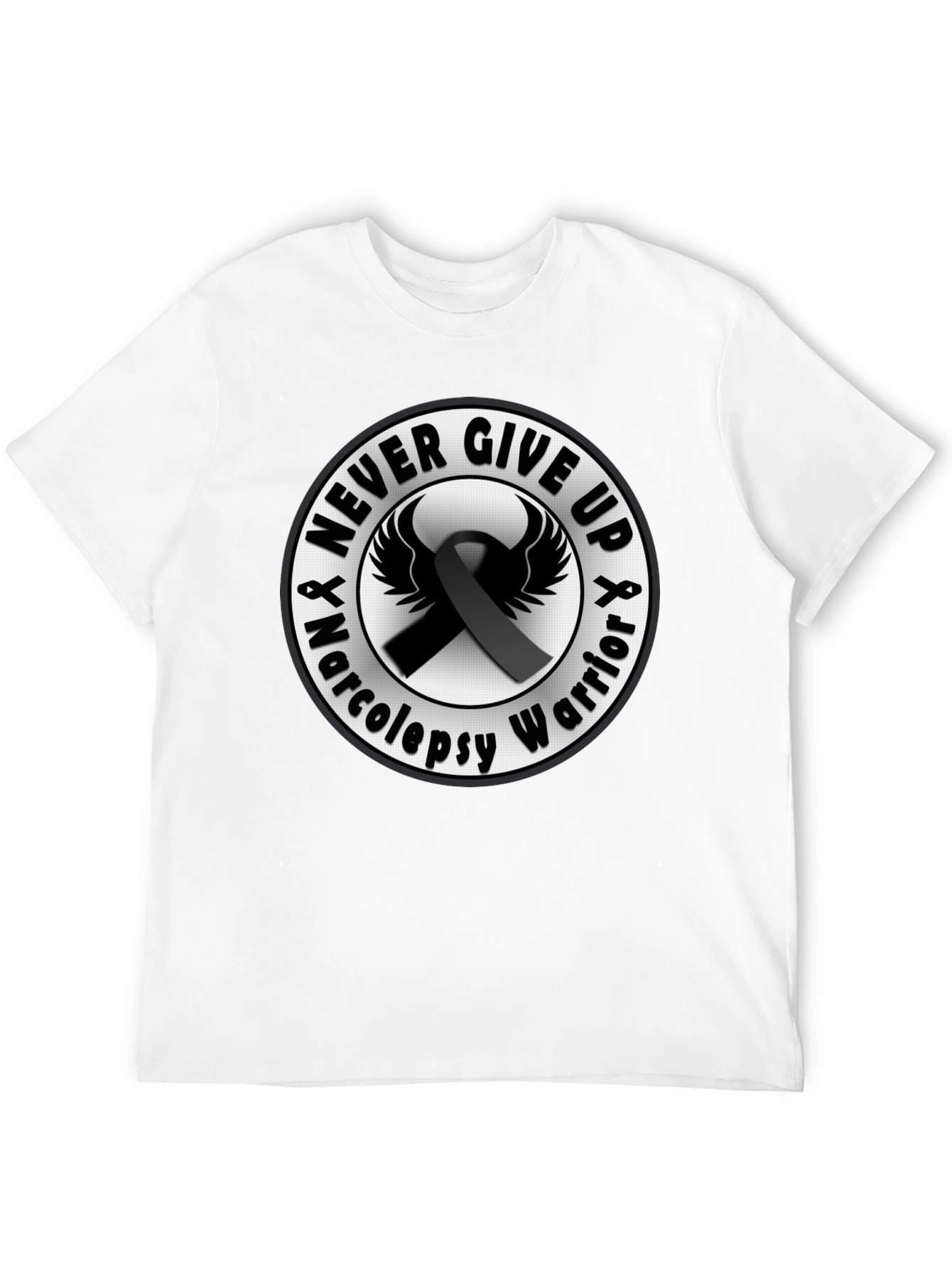 Narcolepsy Warrior Black T-Shirt