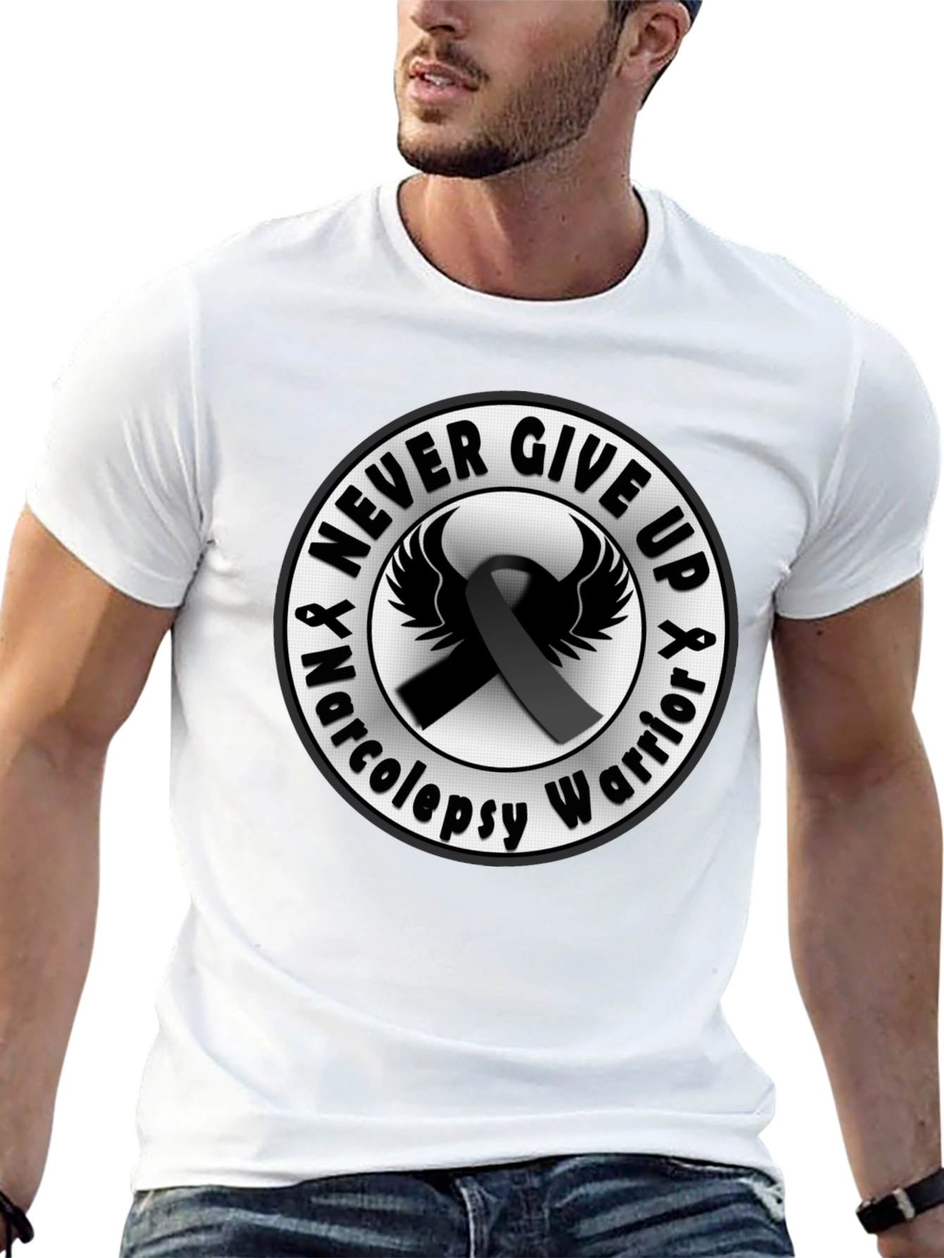 Narcolepsy Warrior Black T-Shirt