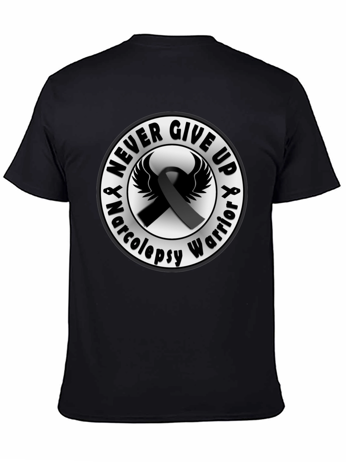 Narcolepsy Warrior Black T-Shirt