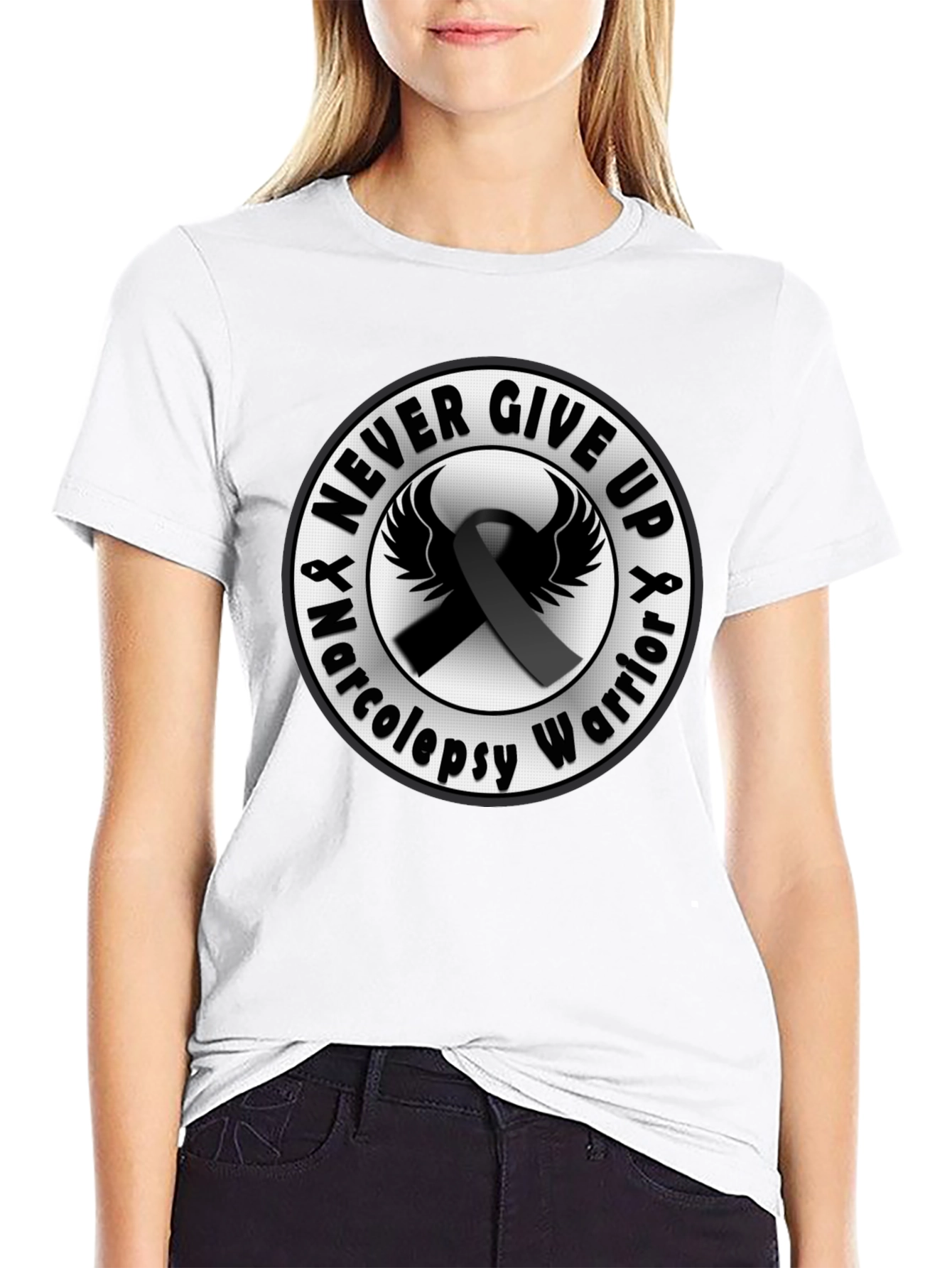 Narcolepsy Warrior Black T-Shirt