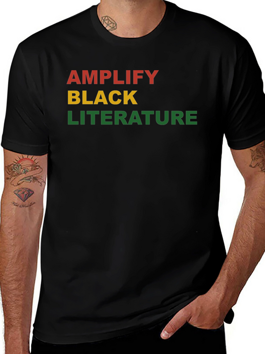 Amplify Black Literature Graphic T-Shirt