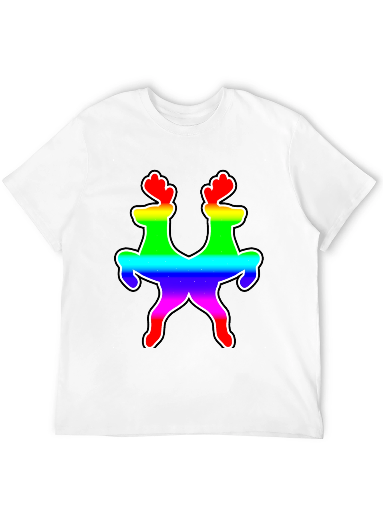 Rainbow Reindeer Graphic Tee