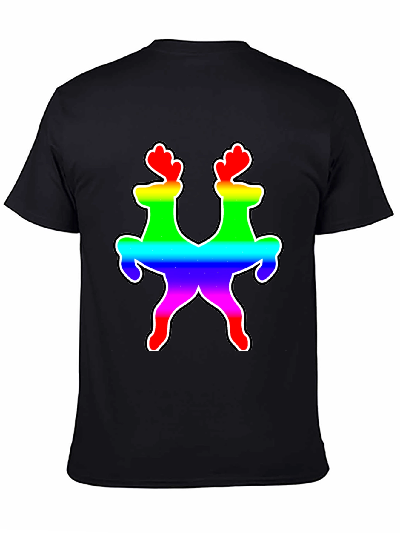 Rainbow Reindeer Graphic Tee