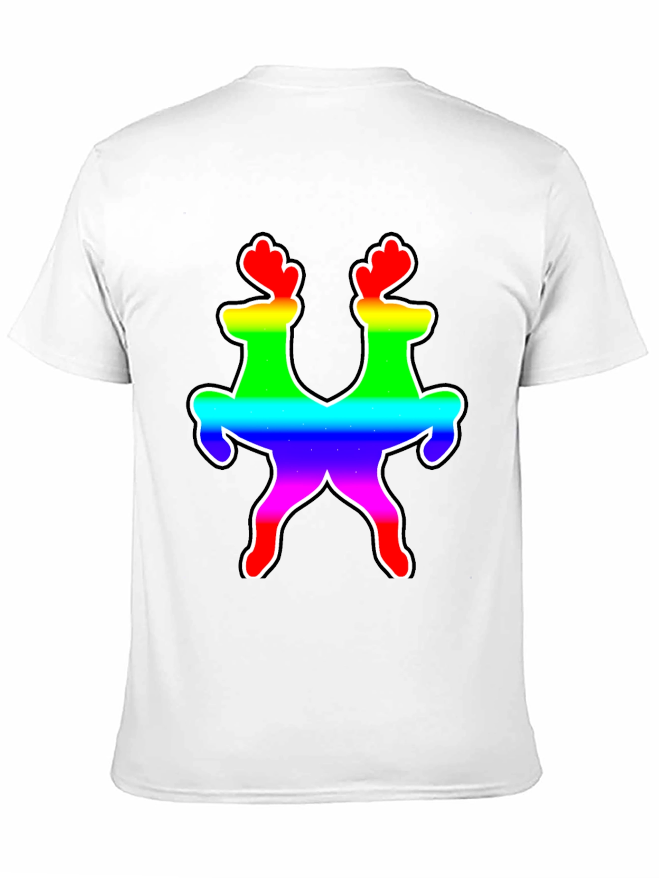 Rainbow Reindeer Graphic Tee