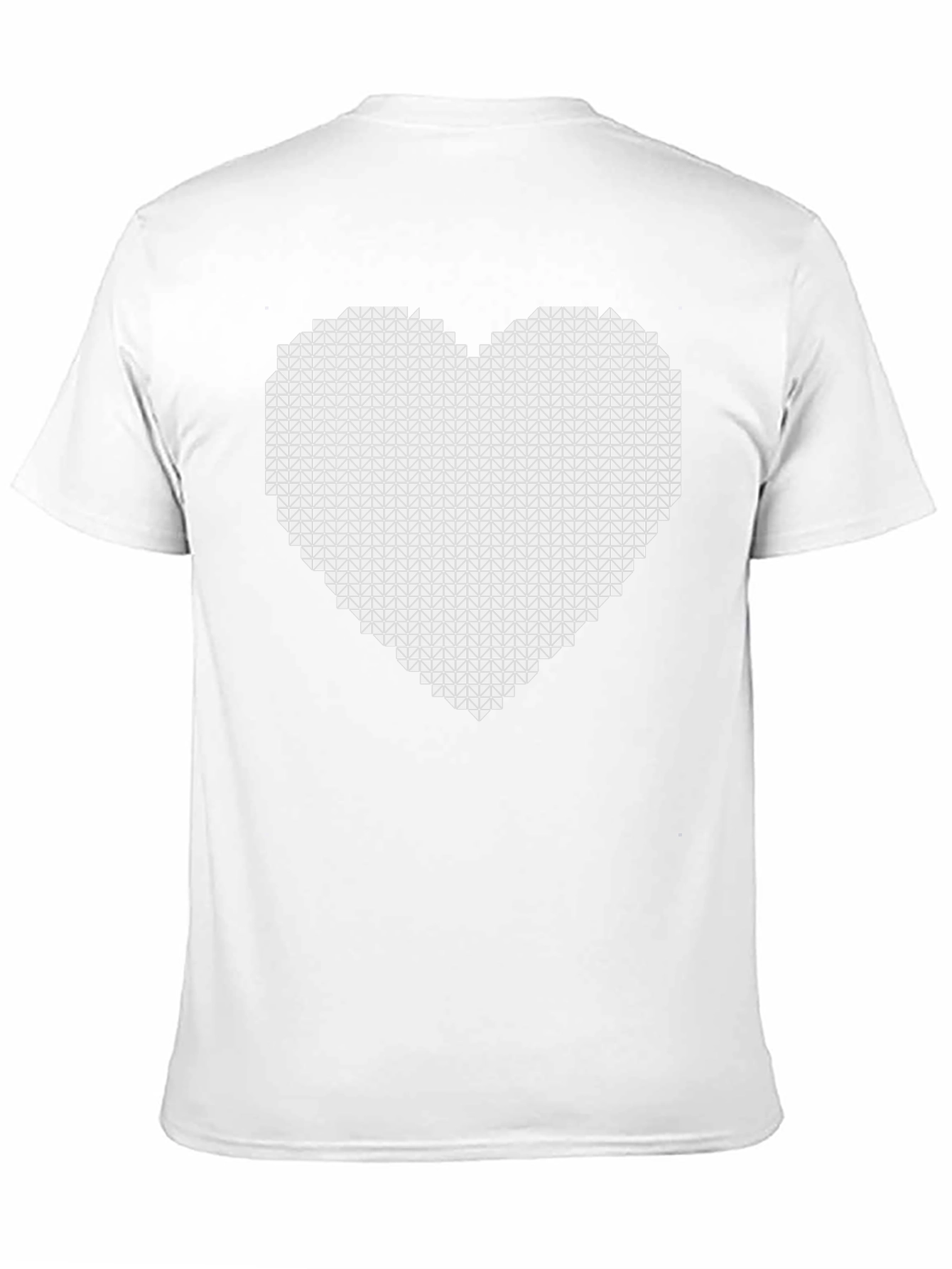 Pixel Heart Graphic Black T-Shirt