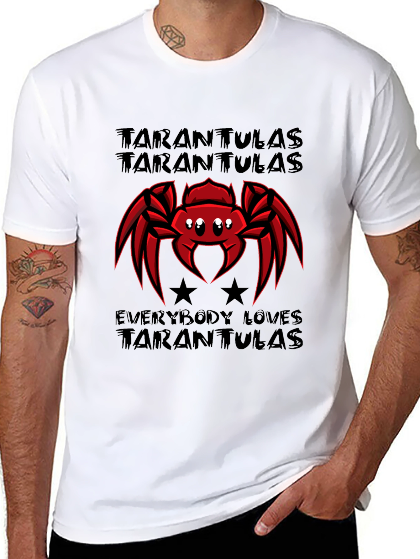 Tarantulas Graphic Tee - Everybody Loves Tarantulas!