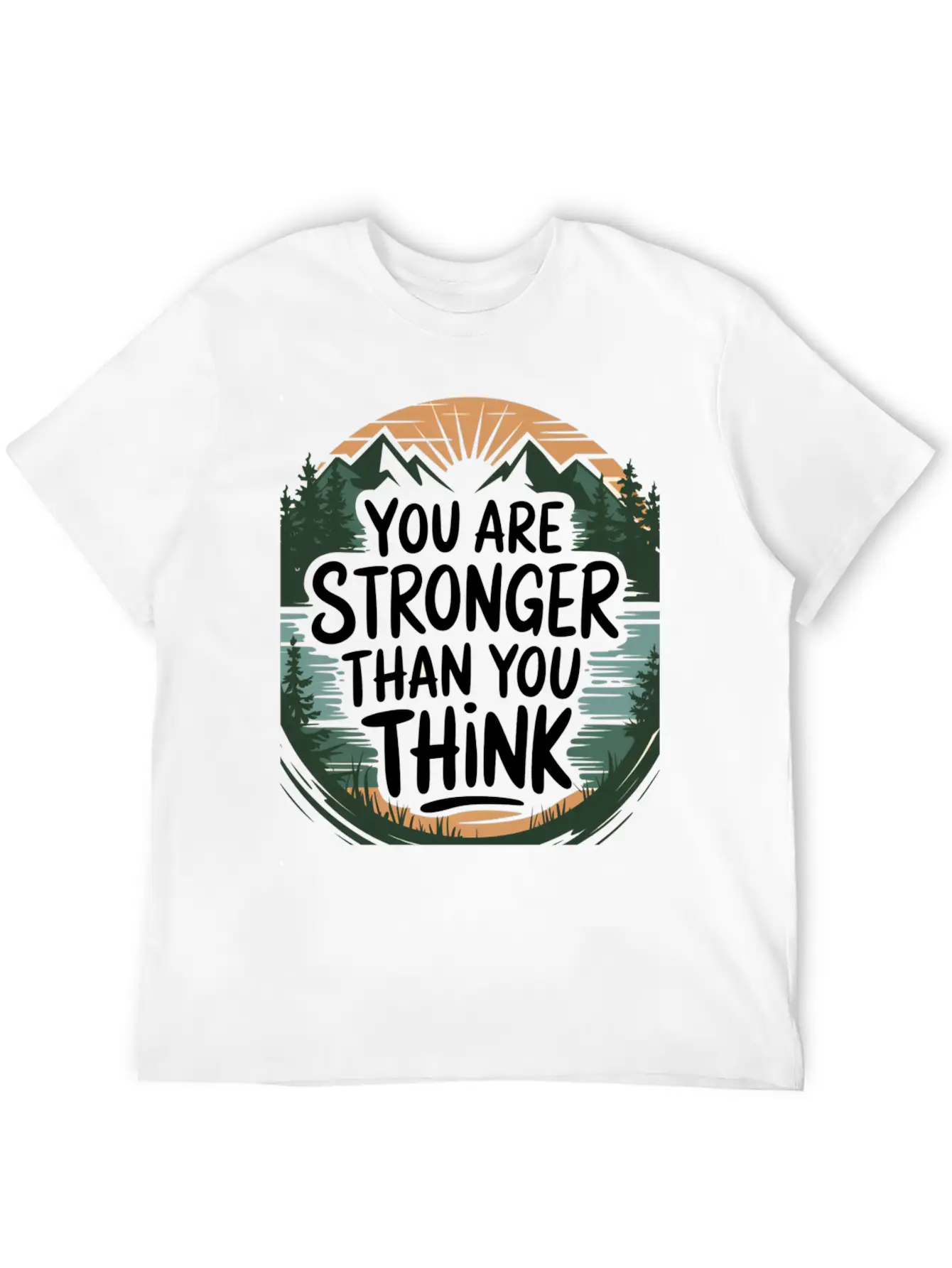 "Inspirational Strength T-Shirt Fo3705 Classic Fit Graphic Tee For Daily Comfort – Unisex Cotton Shirt