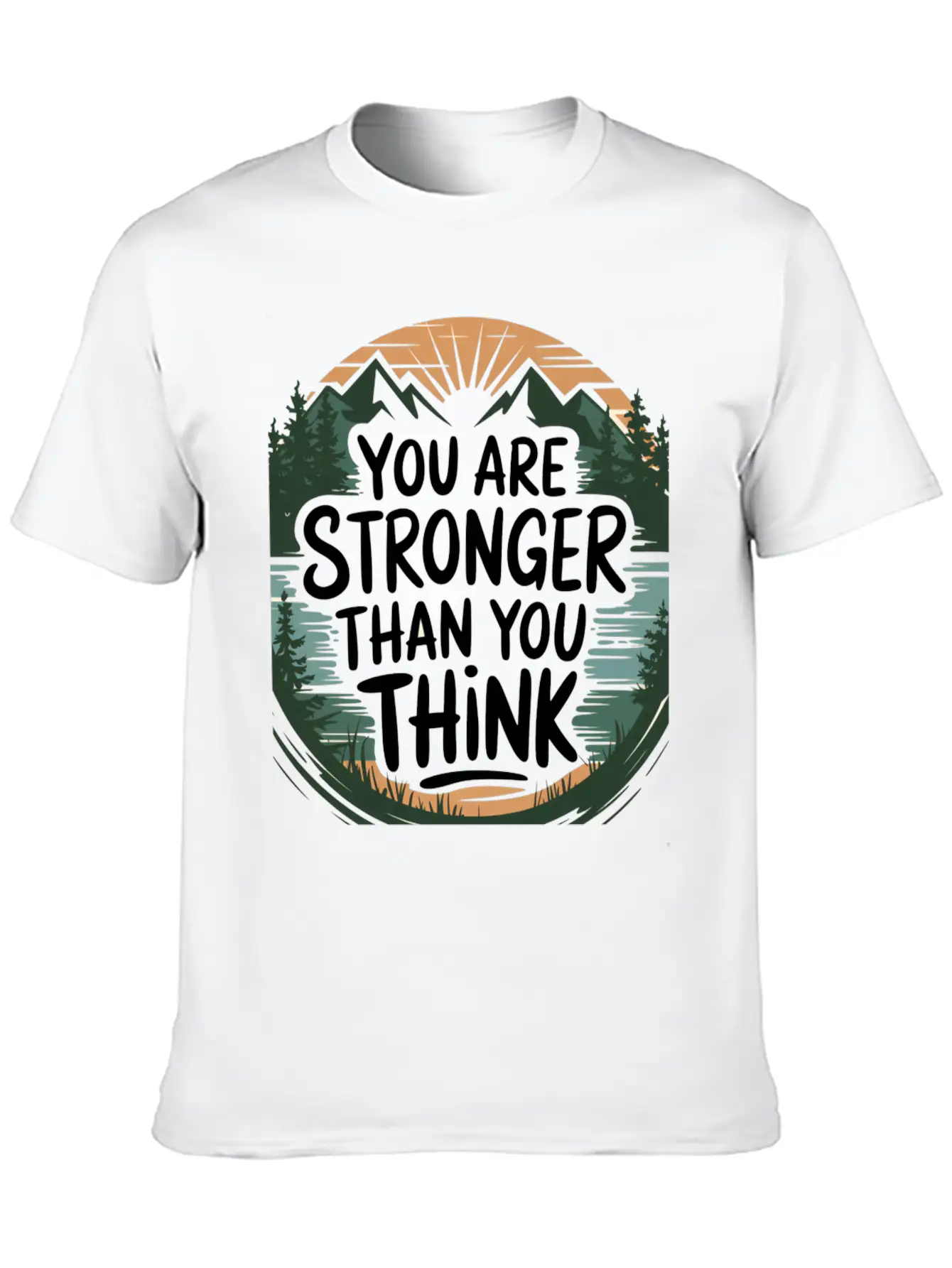 "Inspirational Strength T-Shirt Fo3705 Classic Fit Graphic Tee For Daily Comfort – Unisex Cotton Shirt