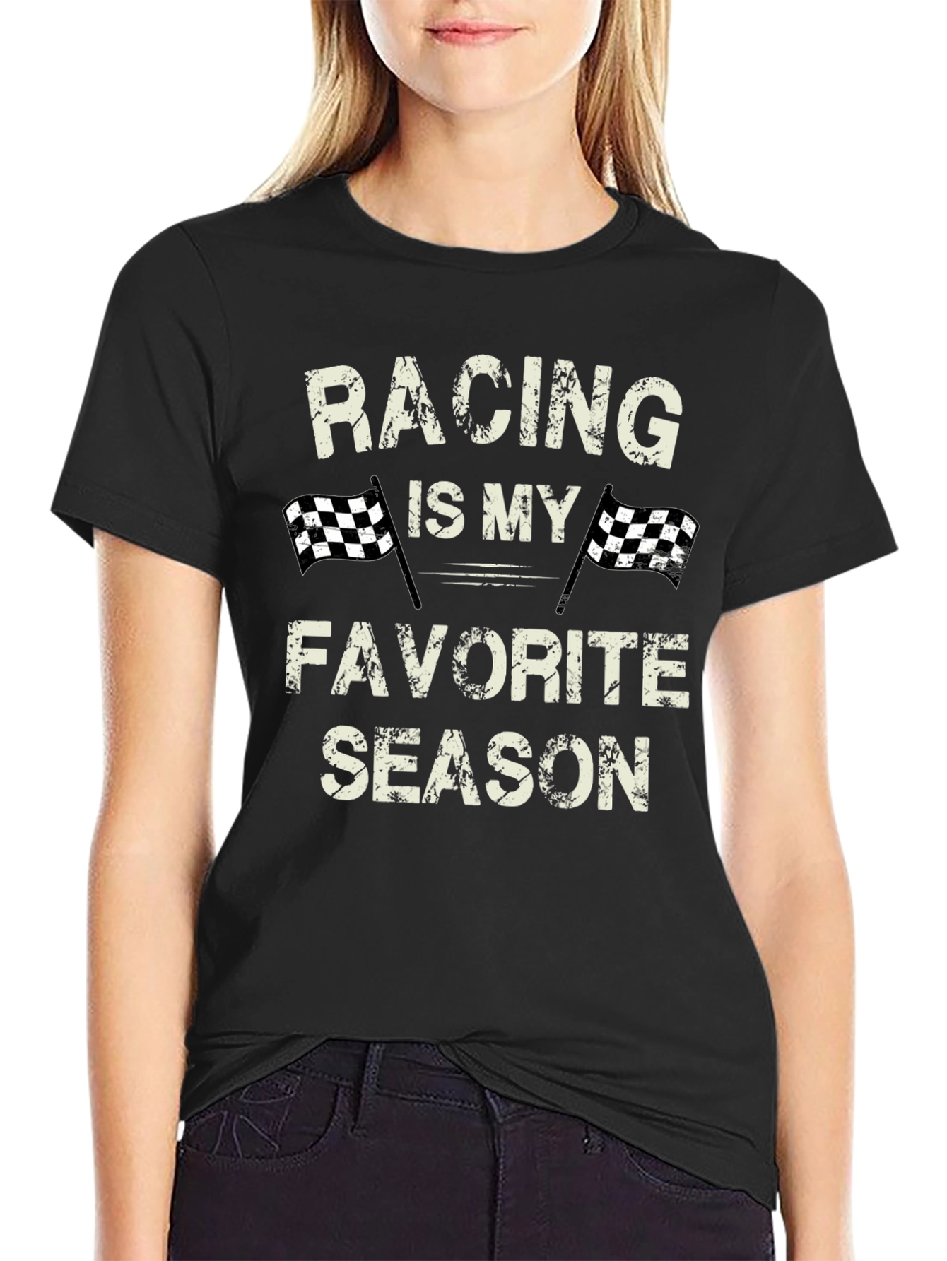 Racing is My Favorite Season Graphic Tee