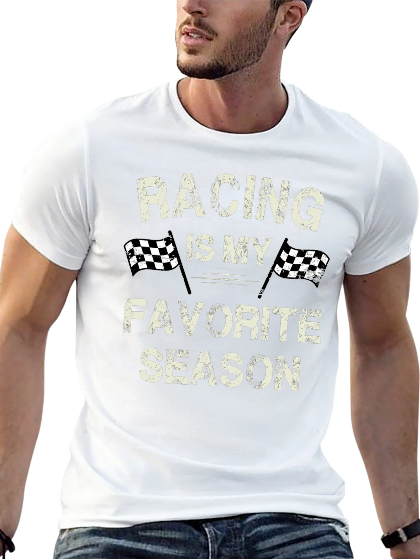 Racing is My Favorite Season Graphic Tee