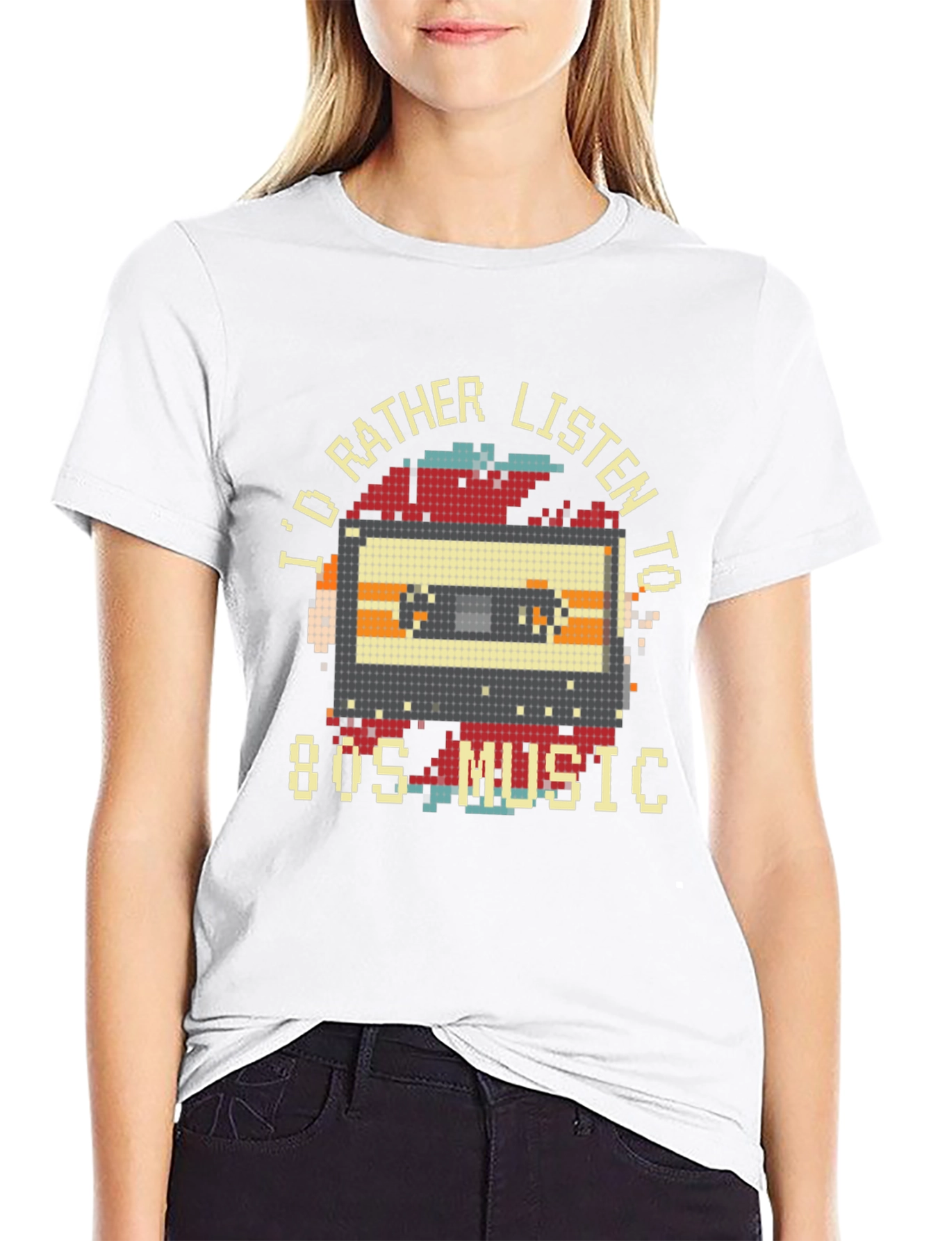 Retro 80s Music Graphic T-Shirt