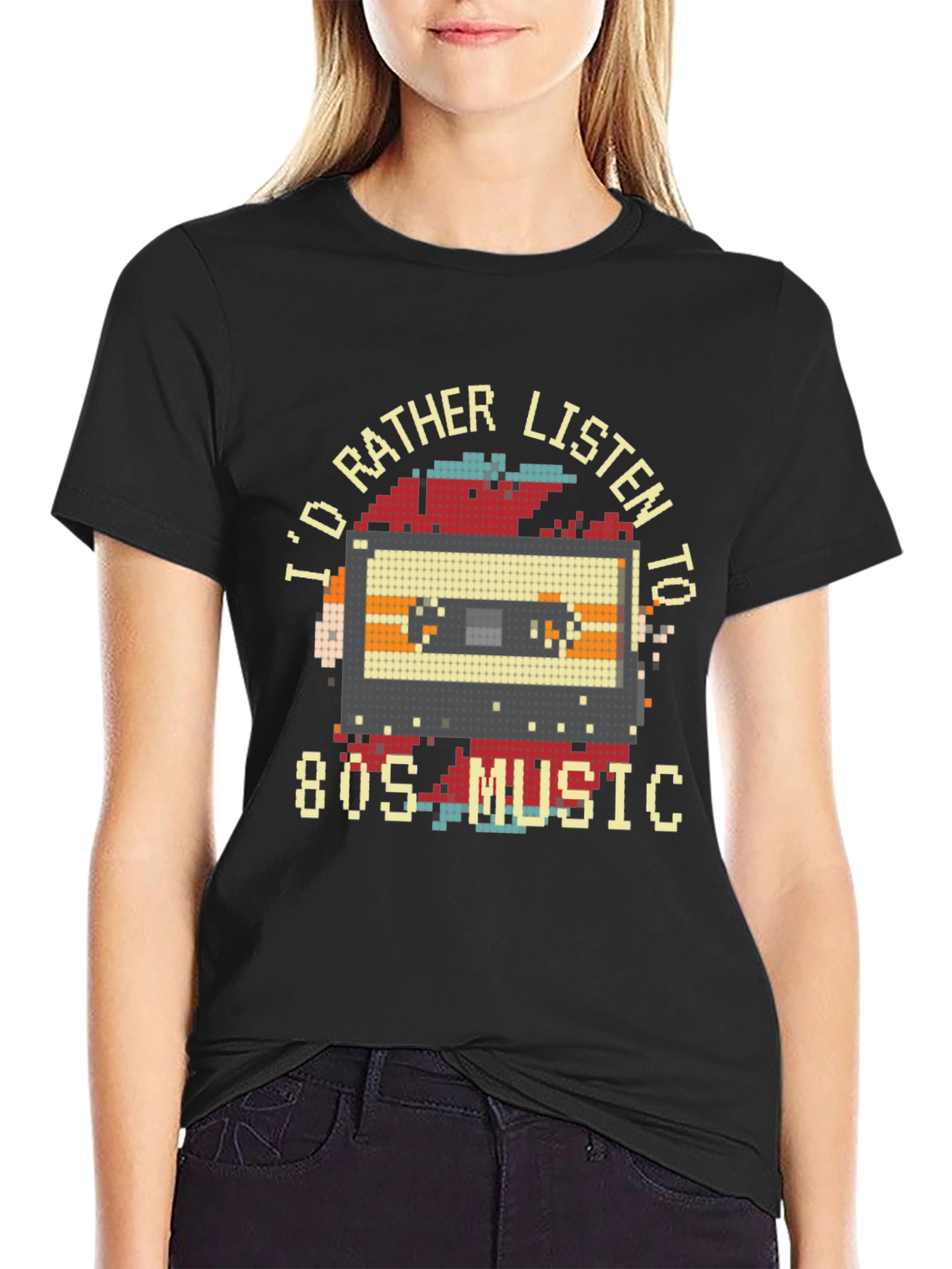 Retro 80s Music Graphic T-Shirt