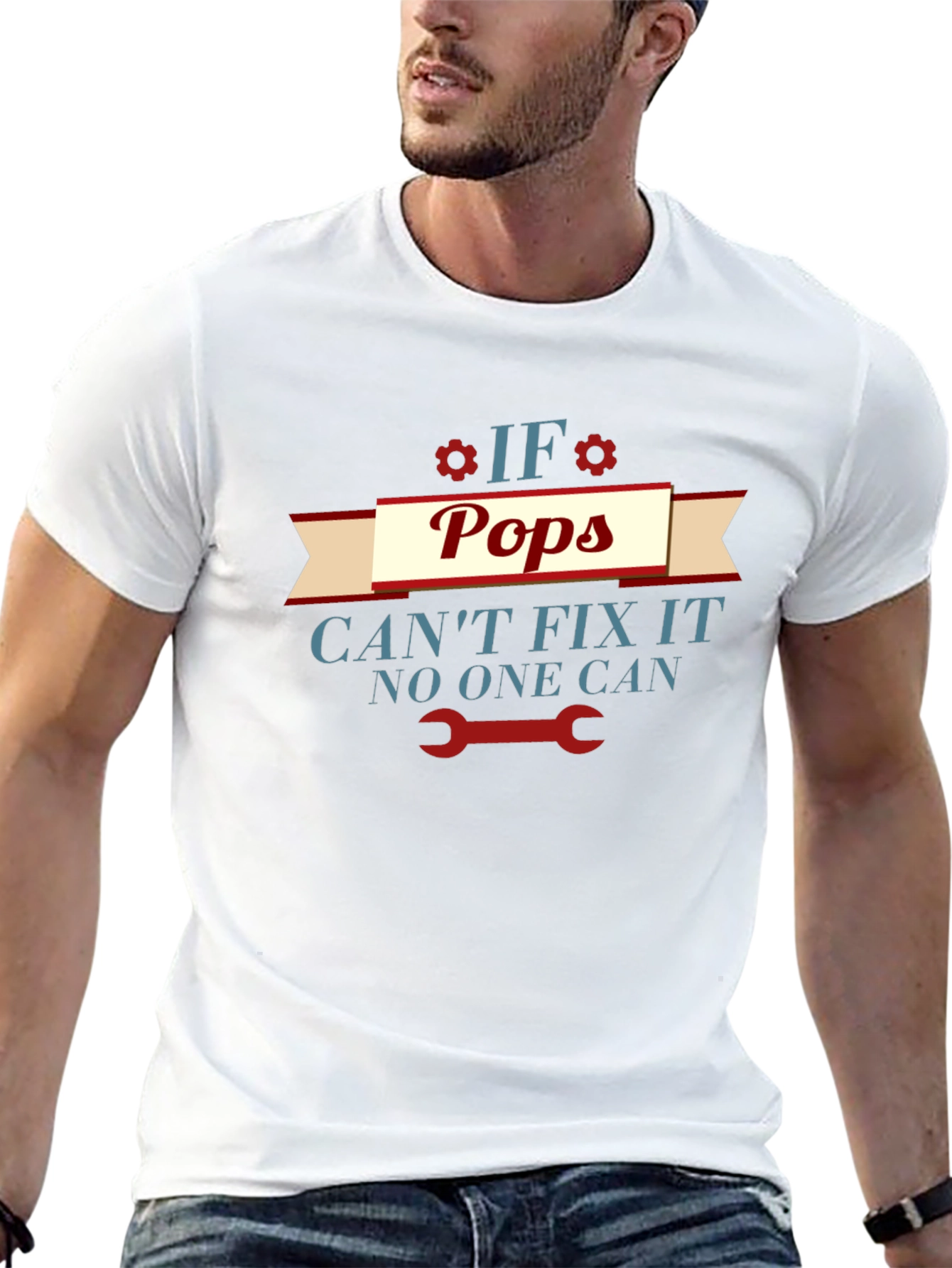 Pops Fix It T-Shirt - Gift for Grandpa