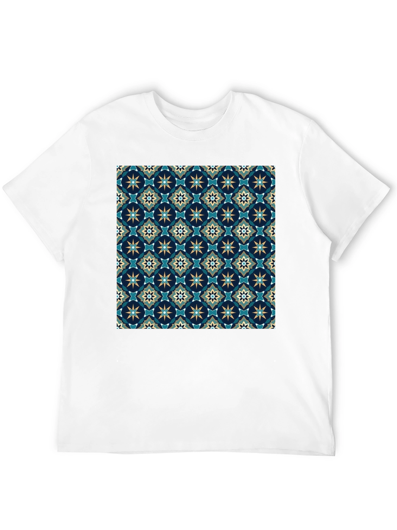 Stylish Patterned Tee - Unique Graphic Print