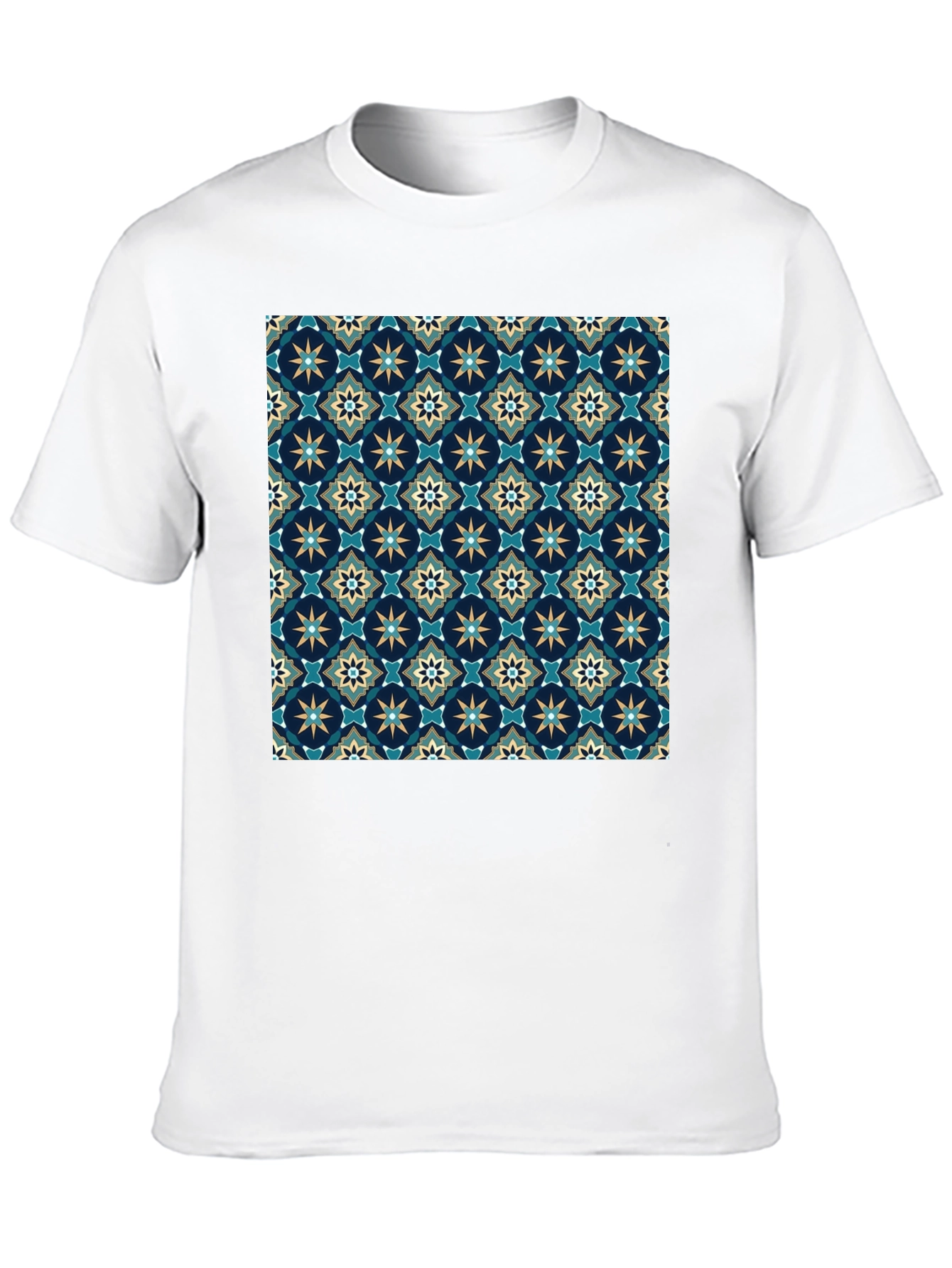 Stylish Patterned Tee - Unique Graphic Print