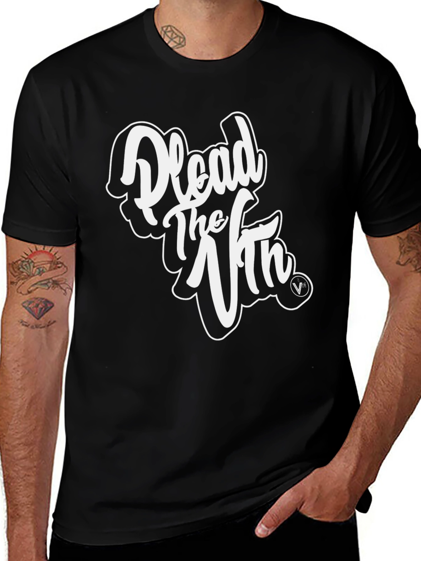 Plead The 5th Graphic T-Shirt Black