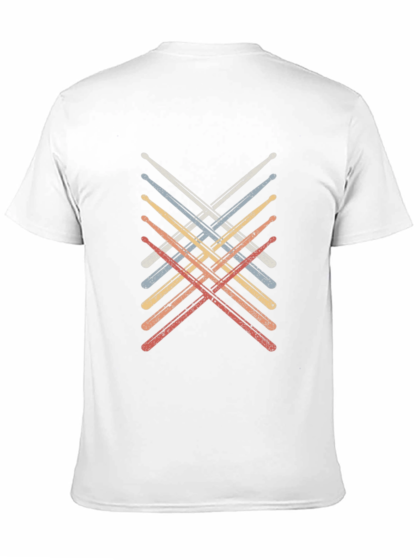 Retro Drum Sticks Music T-Shirt
