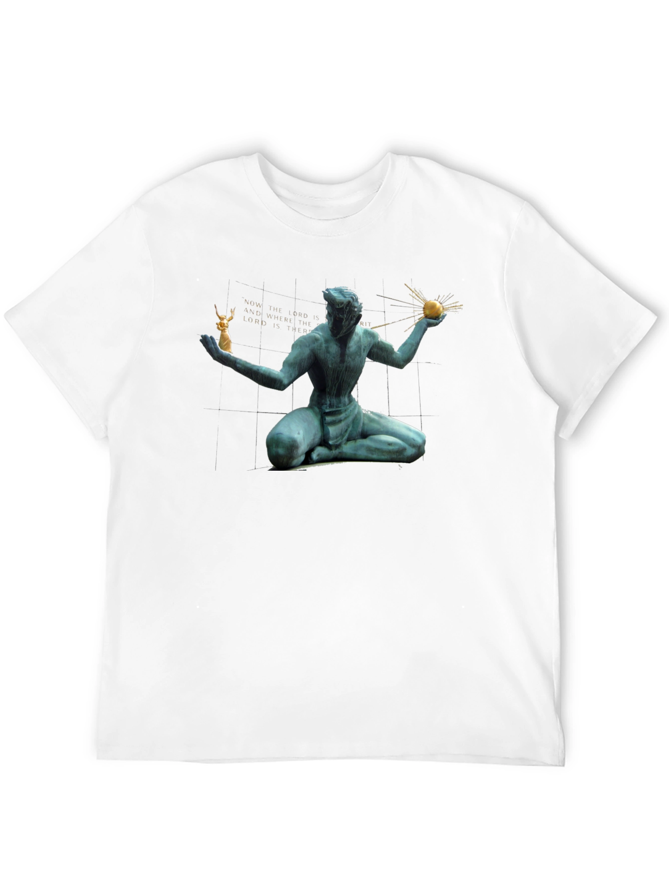 Statue Graphic Black T-Shirt