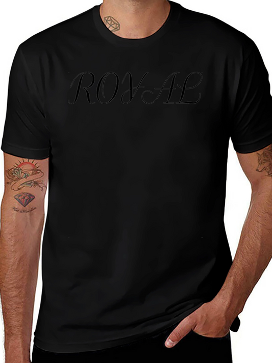 Royal Black Tee - Stylish & Comfortable Mens Shirt
