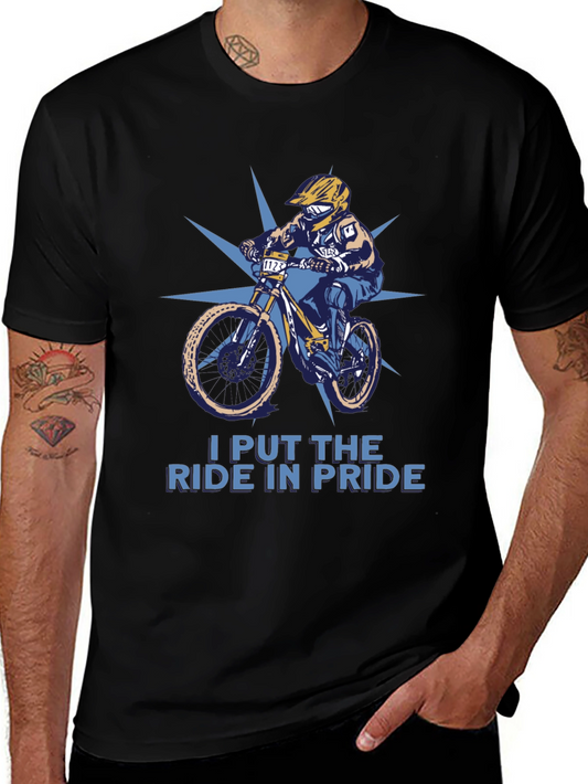 Ride Pride T-Shirt: Mountain Bike Design