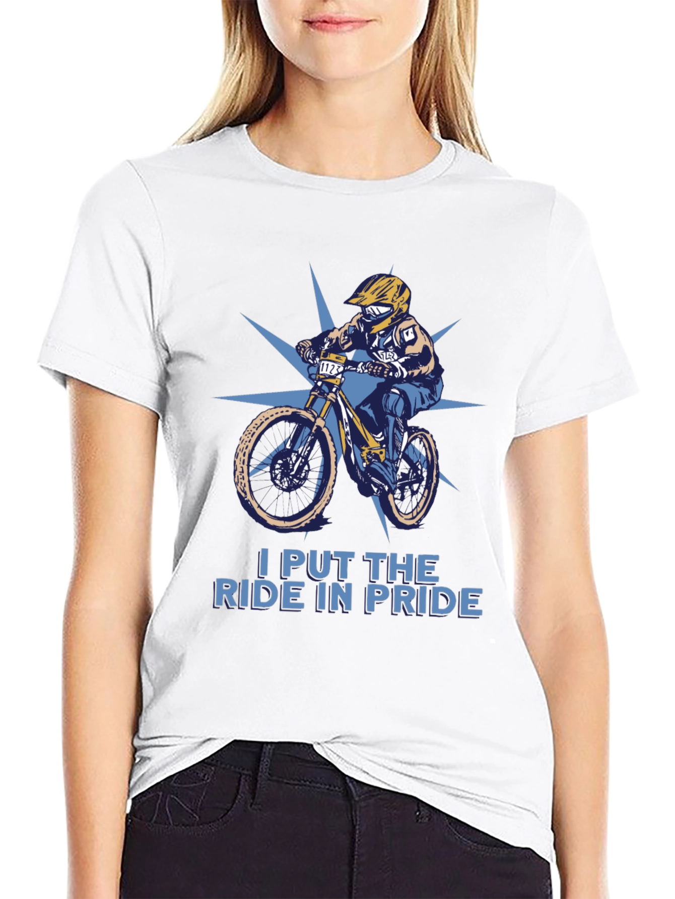 Ride Pride T-Shirt: Mountain Bike Design