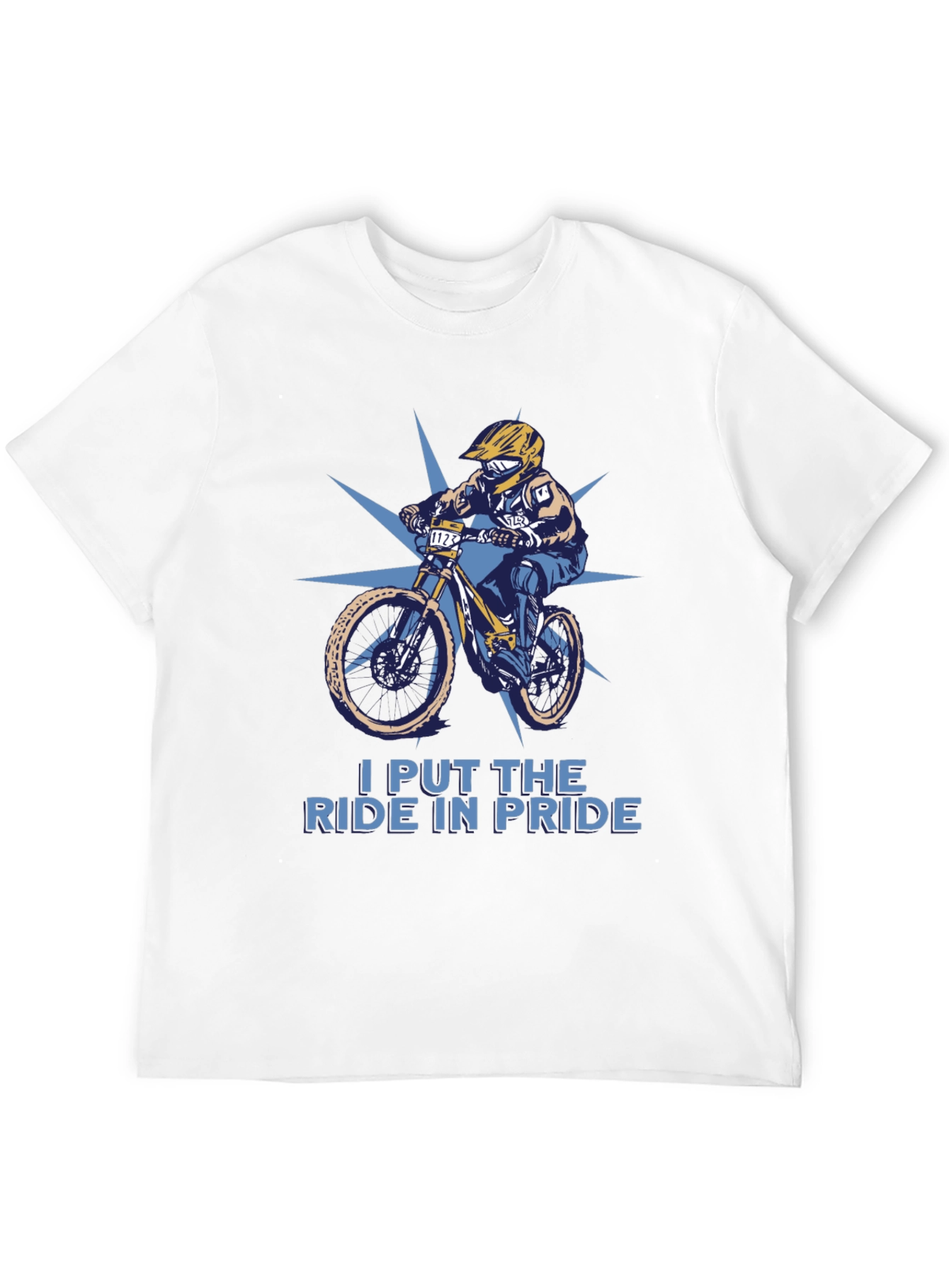 Ride Pride T-Shirt: Mountain Bike Design