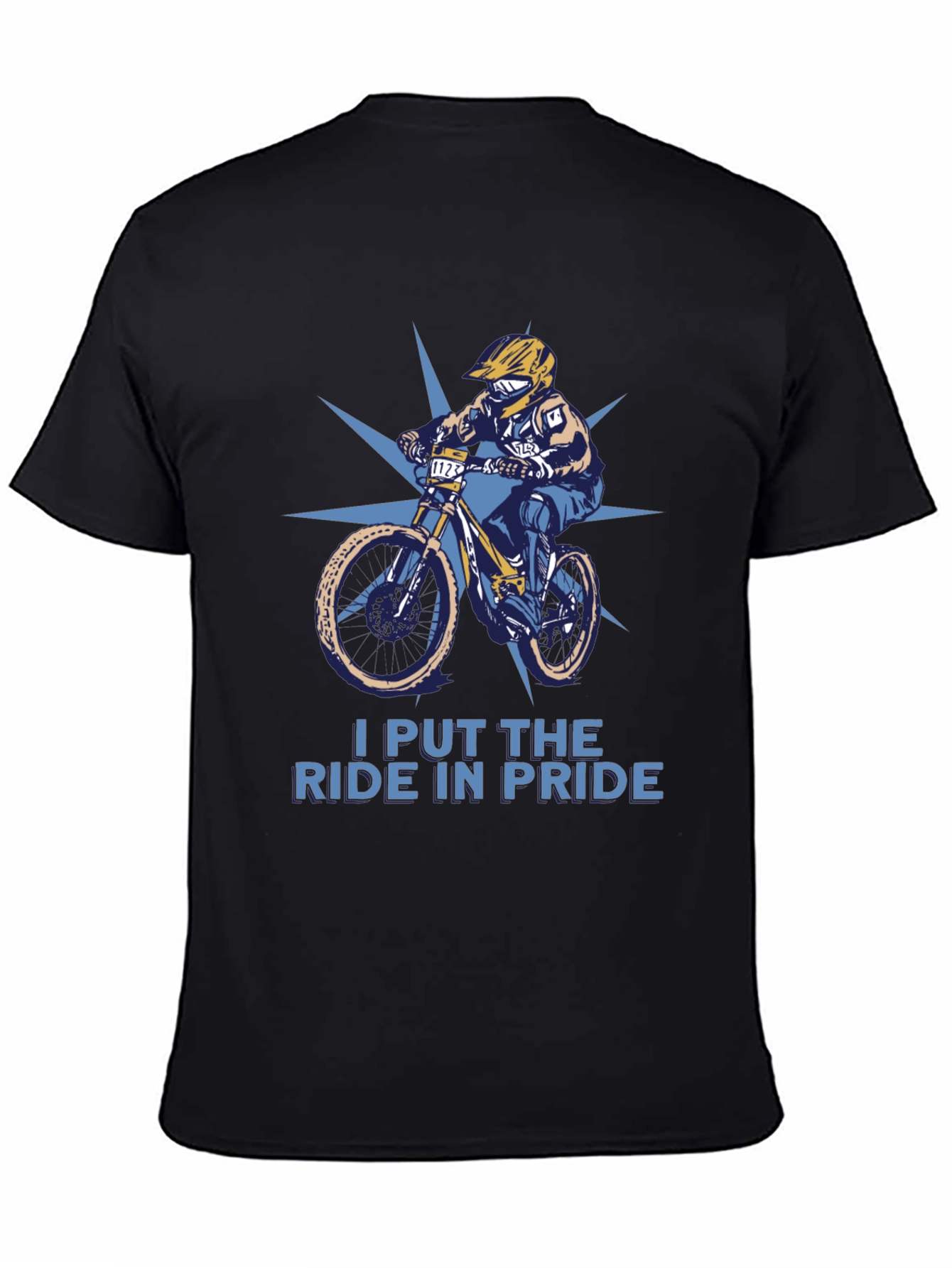 Ride Pride T-Shirt: Mountain Bike Design