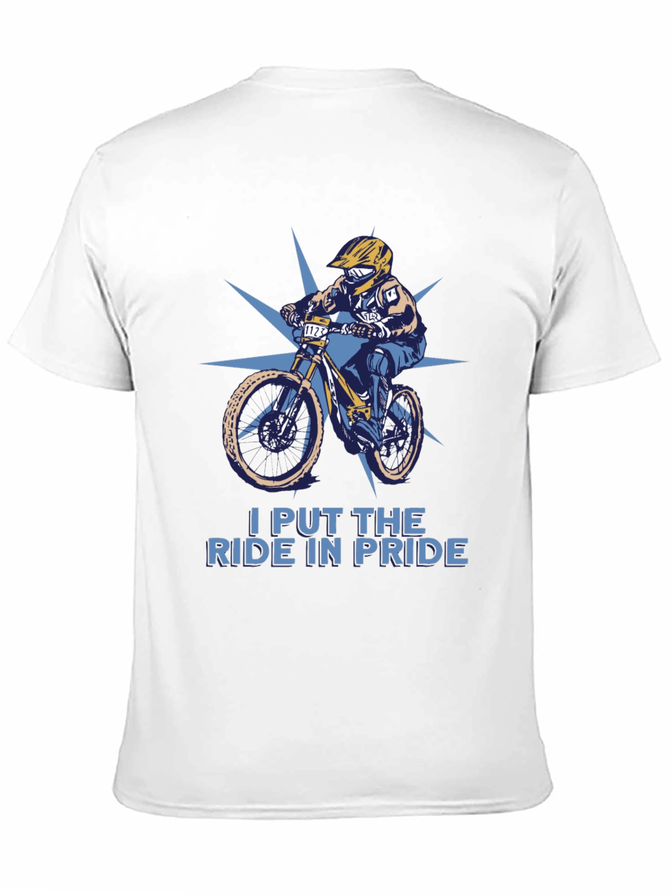 Ride Pride T-Shirt: Mountain Bike Design