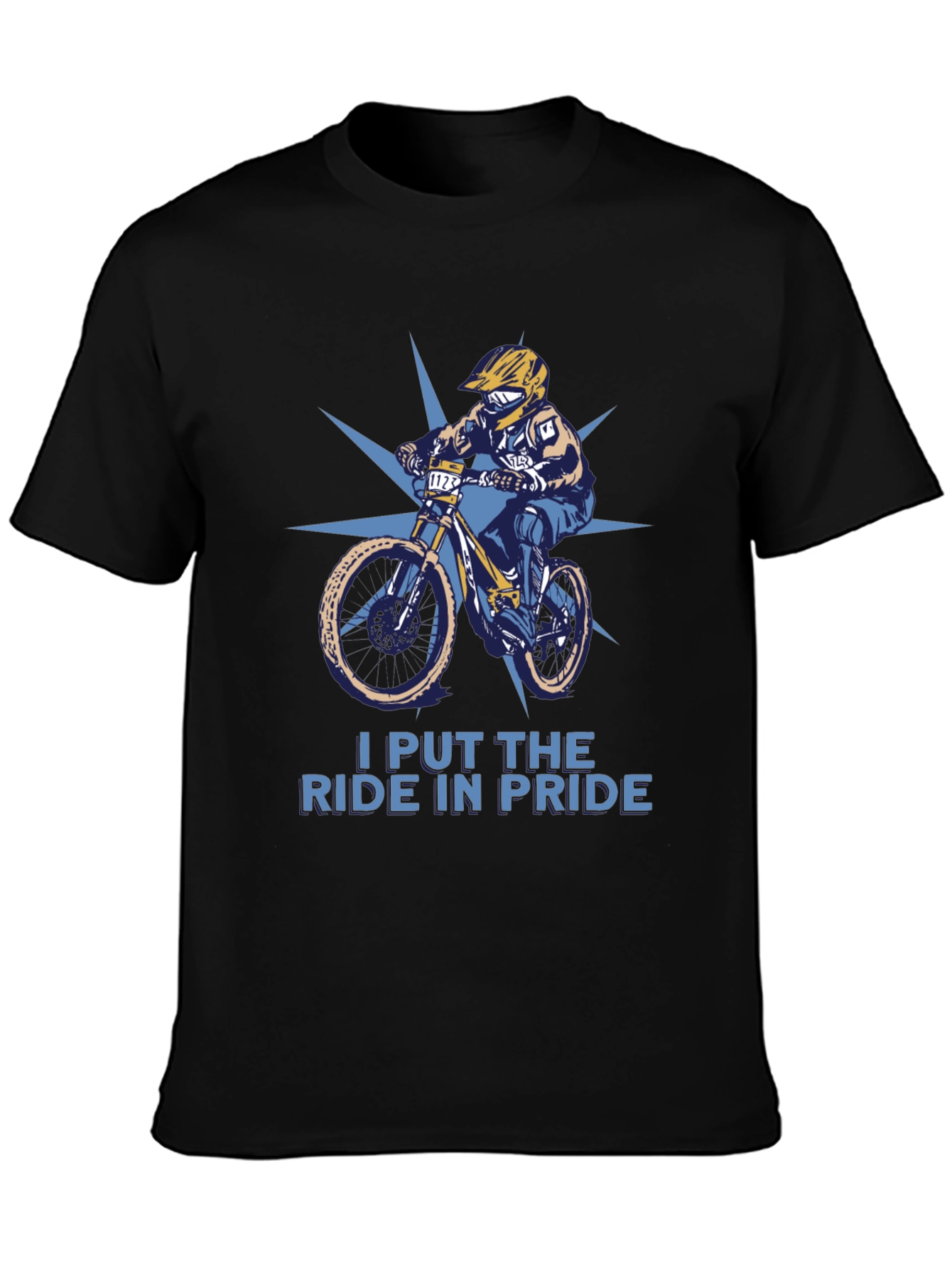 Ride Pride T-Shirt: Mountain Bike Design