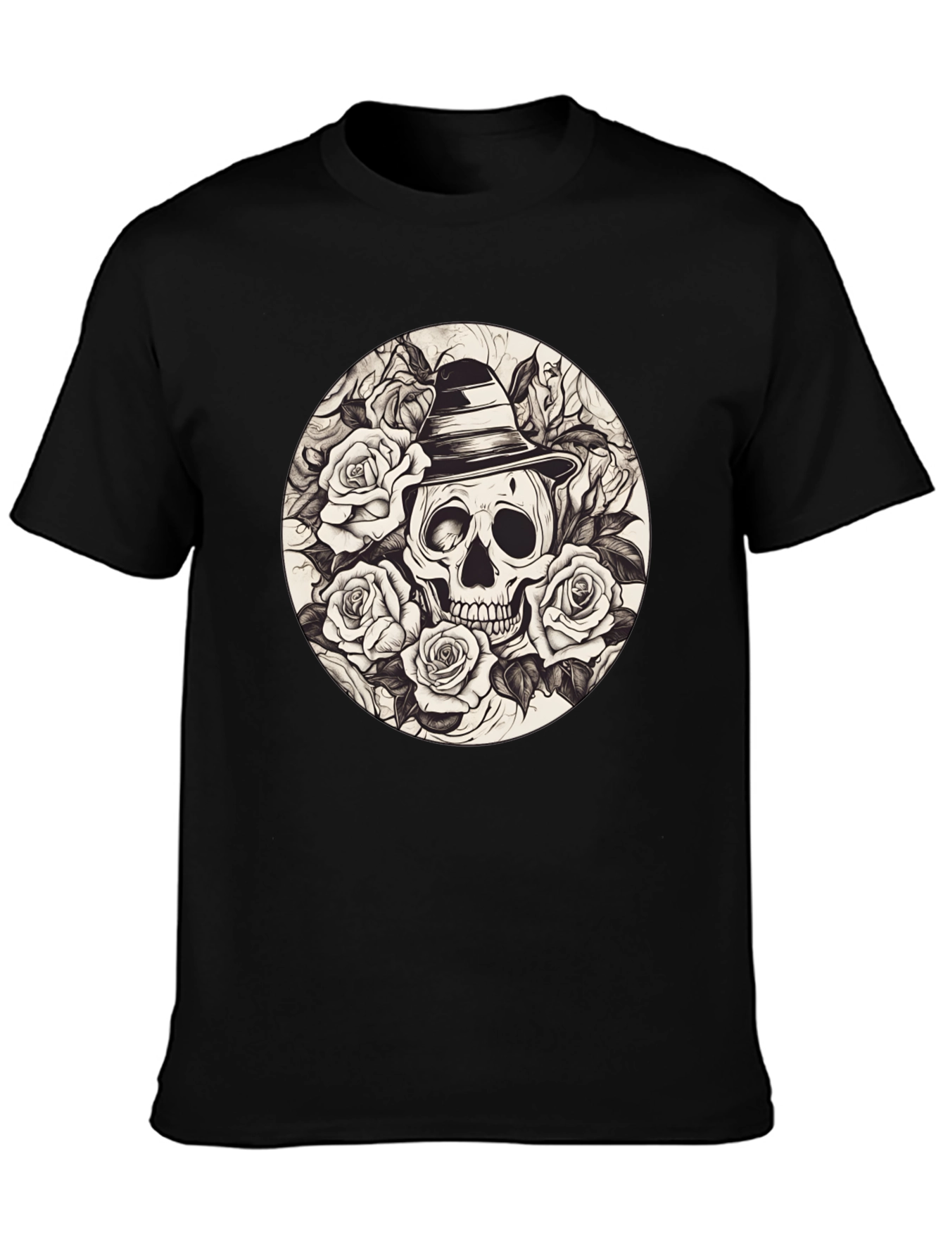 Skull & Roses Graphic Tee