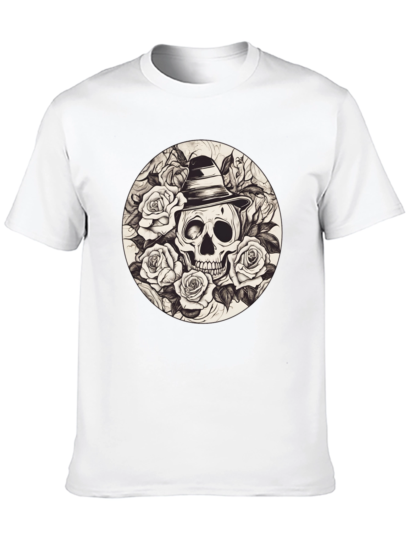 Skull & Roses Graphic Tee