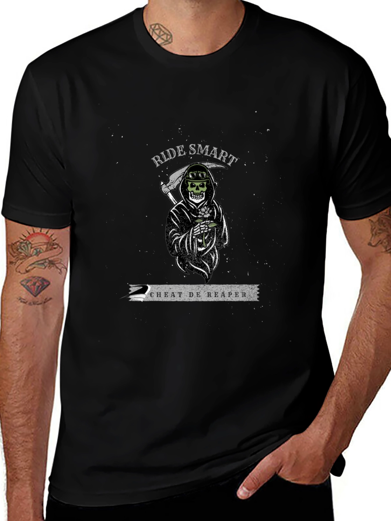 Ride Smart Grim Reaper T-Shirt