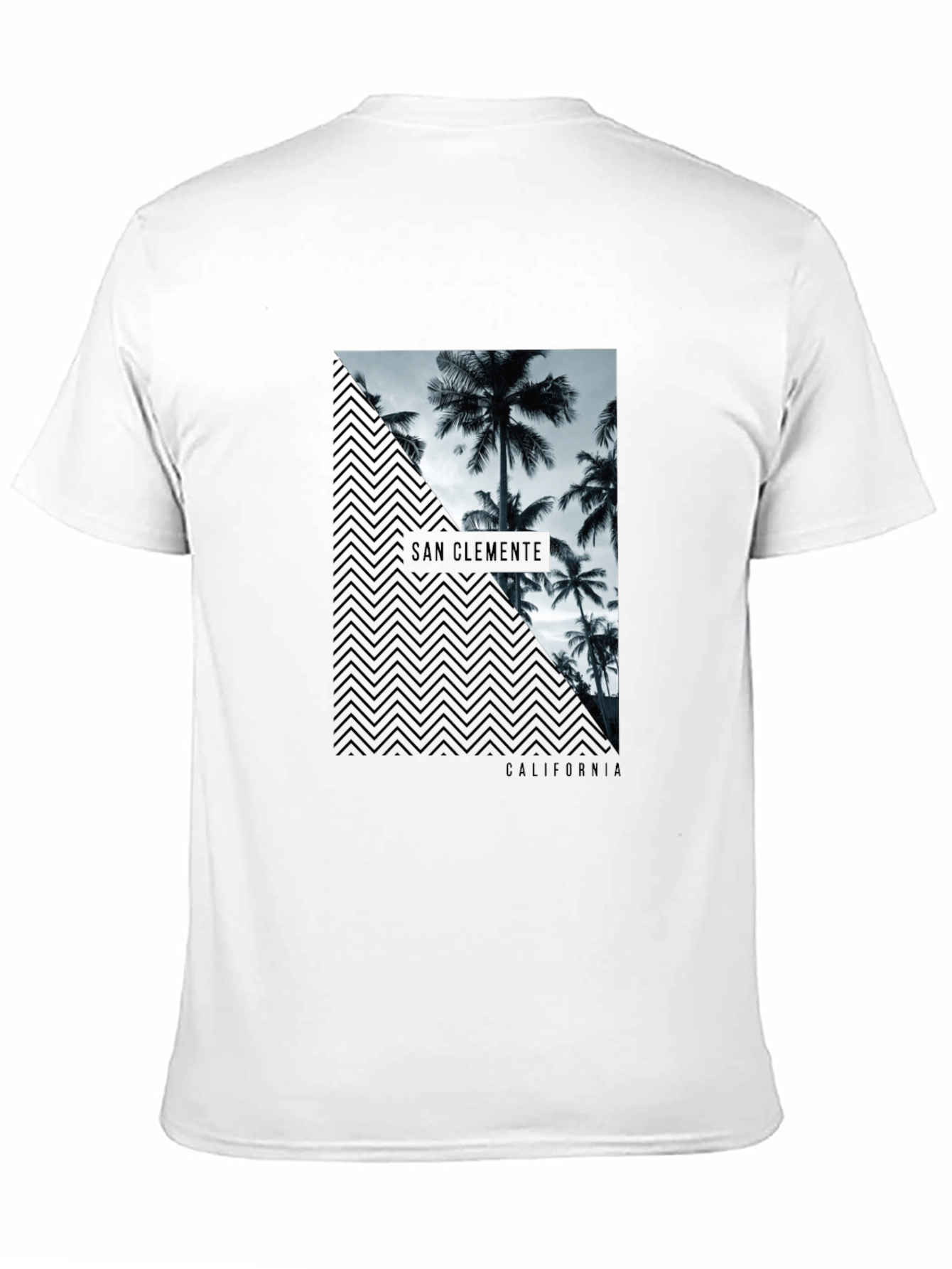 San Clemente California Graphic Tee - Black