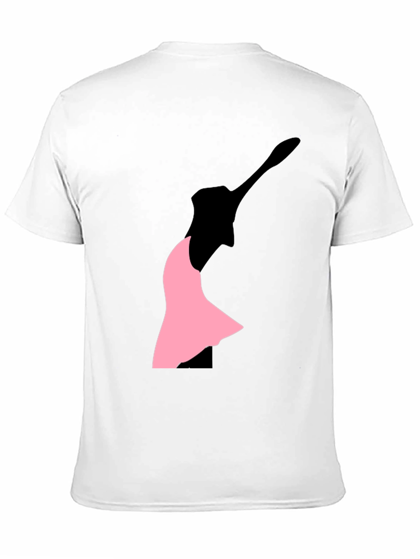 Ballet Silhouette Graphic Tee - Black Cotton Blend