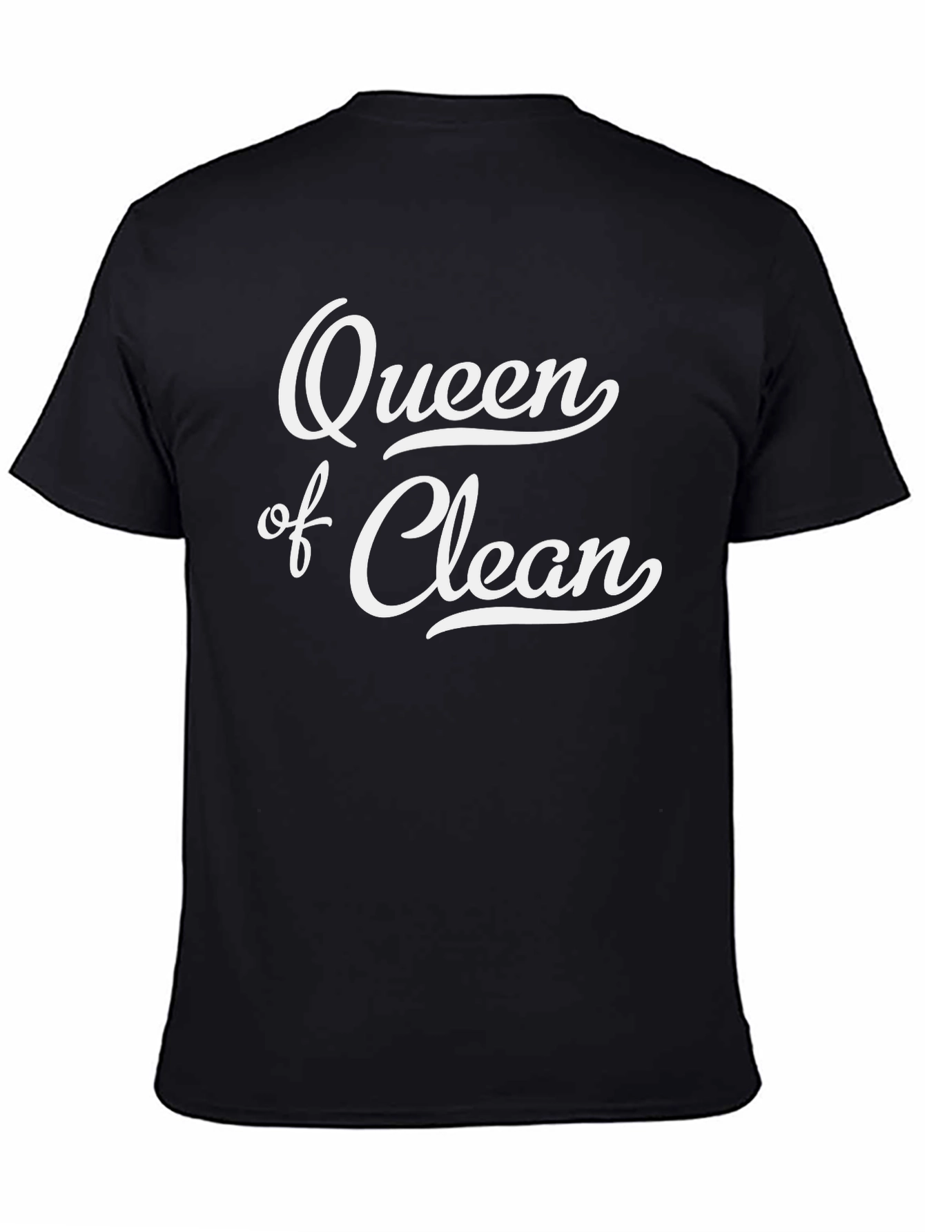 Queen of Clean Graphic T-Shirt - Black
