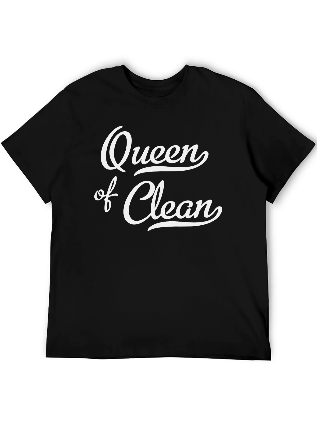 Queen of Clean Graphic T-Shirt - Black