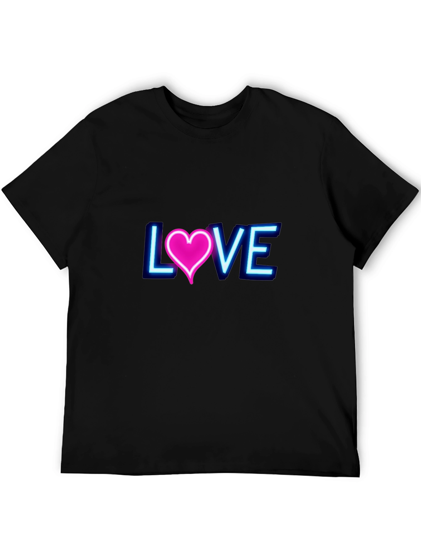 Neon Love Graphic T-Shirt - Trendy Casual Wear