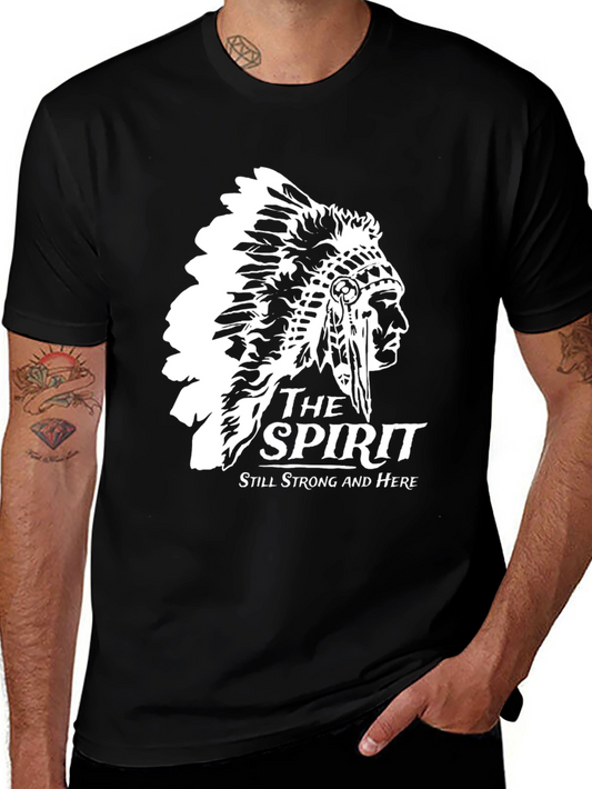 Native American Spirit Black T-Shirt