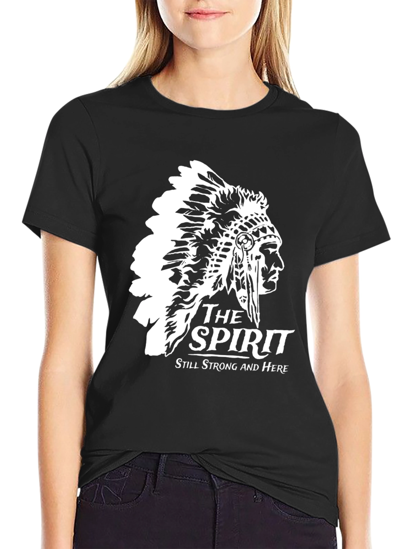 Native American Spirit Black T-Shirt
