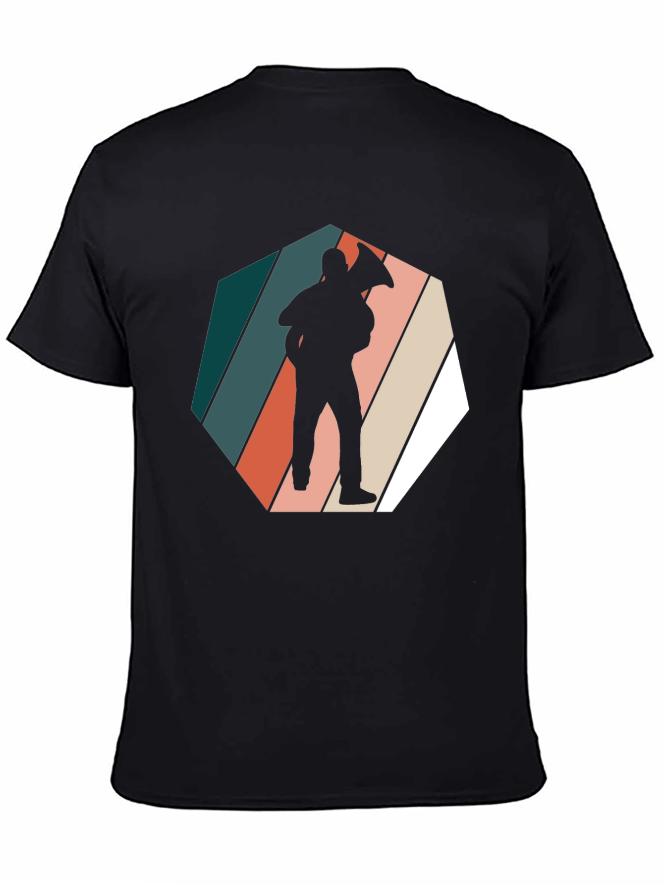 Retro Tuba Player Graphic Tee